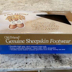 Men's Sheepskin Slippers Fits Size 10.5-11.5